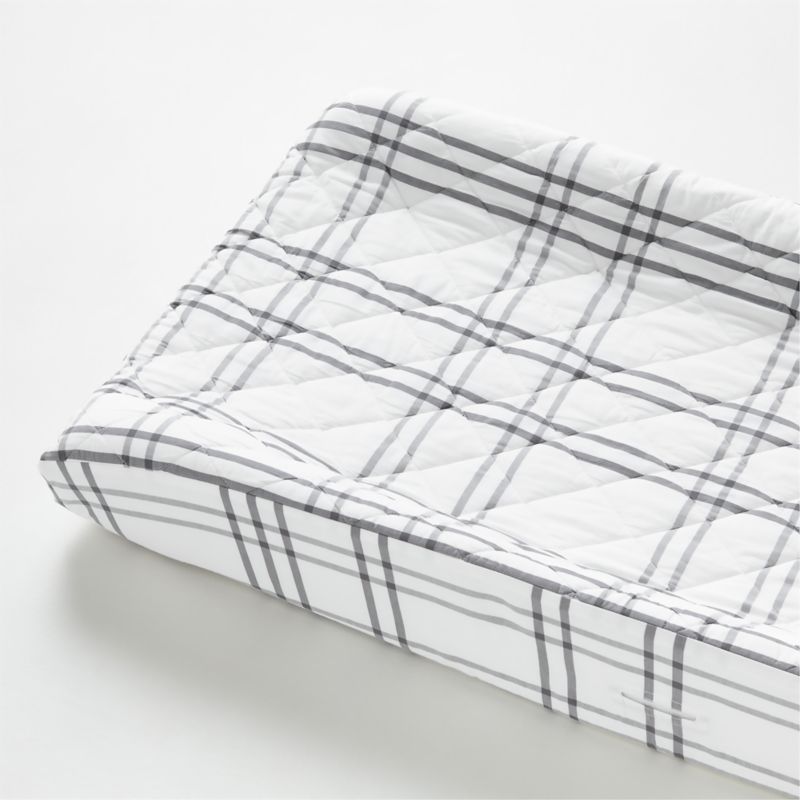 Stax Organic Cotton Grey Baby Changing Pad Cover - image 0 of 3