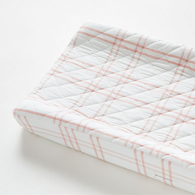 View Stax Organic Cotton Pink Baby Changing Pad Cover details
