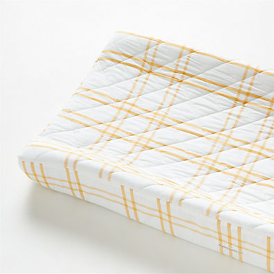 View Stax Organic Cotton Yellow Baby Changing Pad Cover details