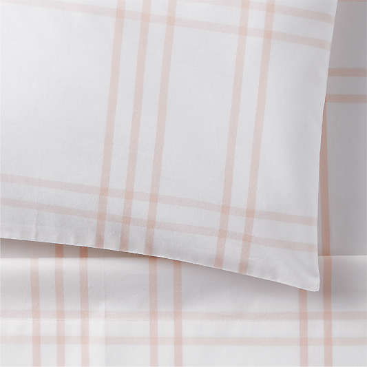 Stax Pink 100% Organic Cotton Toddler Sheet Set