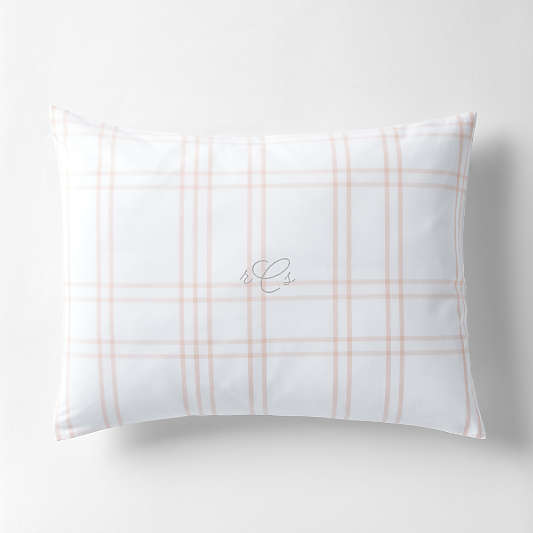 Stax Pink Organic Cotton Kids Pillow Sham