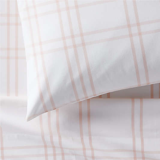 Stax Pink 100% Organic Cotton Kids Twin Sheet Set