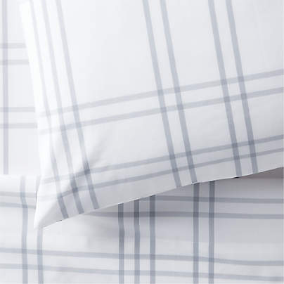 Stax Mist Blue Organic Cotton Kids Sheet Set