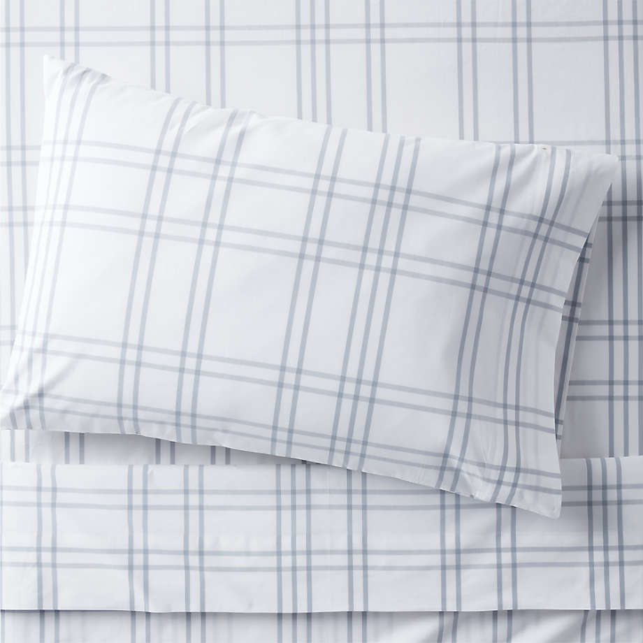 Stax Mist Blue YarnDyed Organic Cotton Kids Twin Sheet Set + Reviews