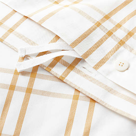 Stax Savannah Yellow Organic Cotton Kids Duvet Cover