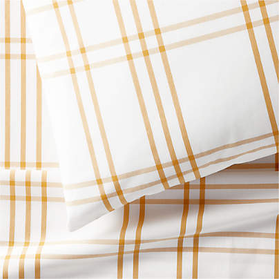 Stax Savannah Yellow Organic Cotton Kids Sheet Set