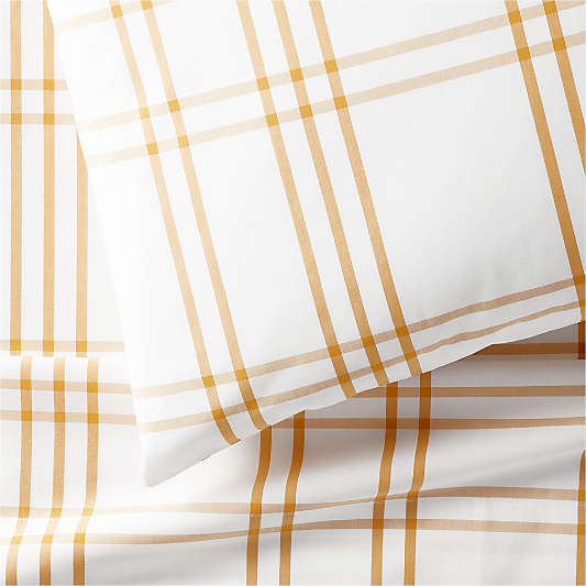 Stax Savannah Yellow Organic Cotton Kids Sheet Set