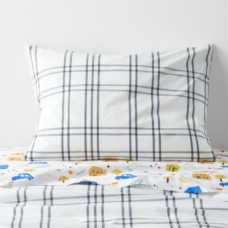 Stax Kids Organic Cotton Grey Pillow Sham - image 2 of 5