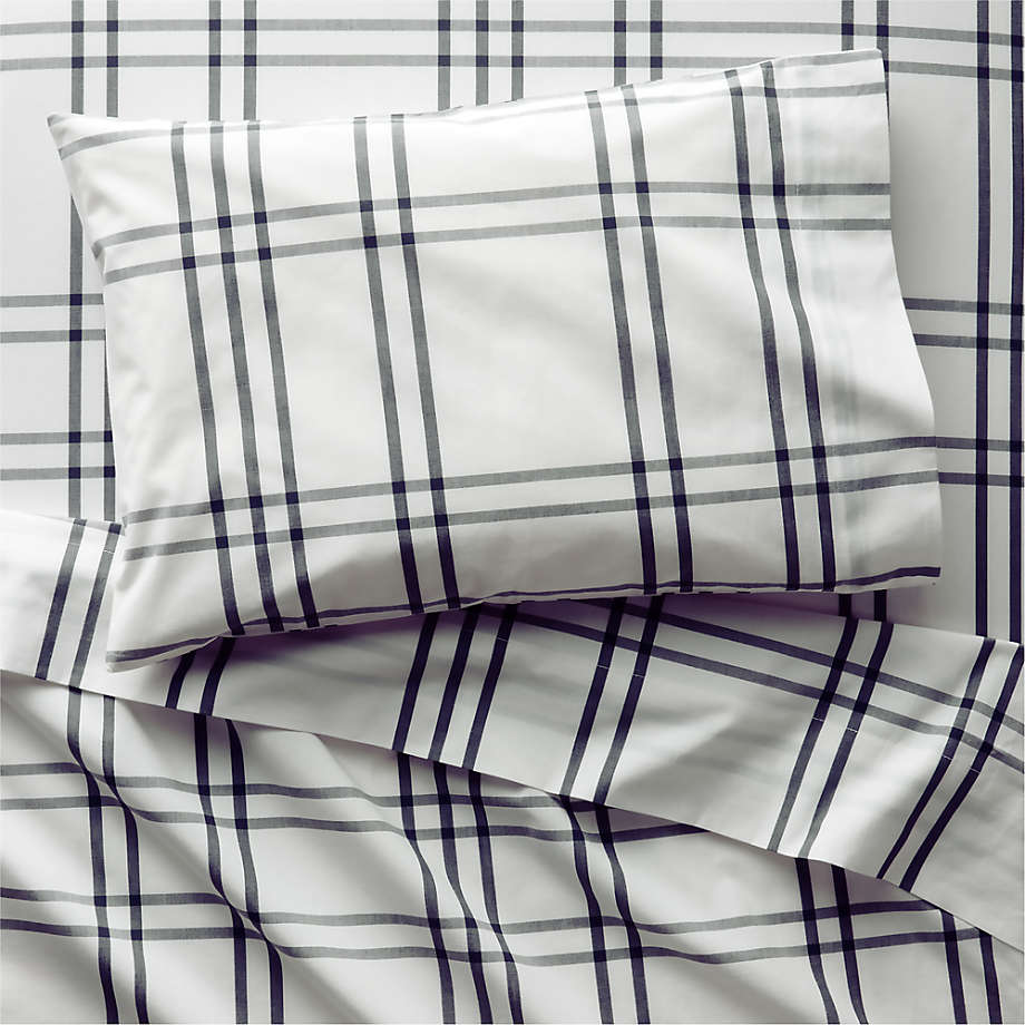 Stax Modern Organic Cotton Grey Toddler Sheet Set + Reviews Crate