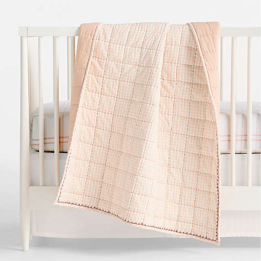 Stax Pink 100% Organic Cotton Baby Crib Fitted Sheet