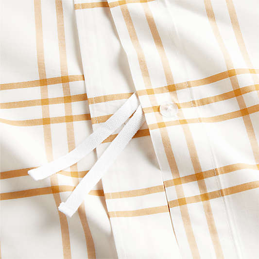 Stax Savannah Yellow Organic Cotton Toddler Duvet Cover