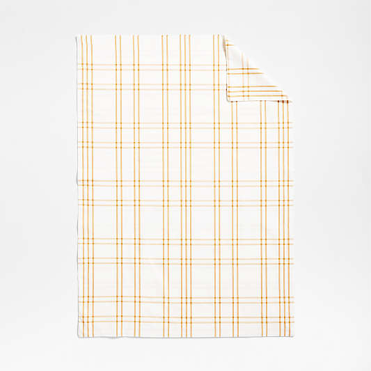 Stax Savannah Yellow Organic Cotton Toddler Duvet Cover