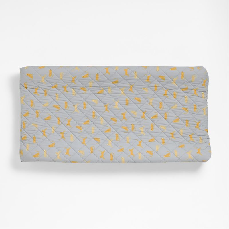 Stay Cool Little Leopards Organic Cotton Baby Changing Pad Cover - image 1 of 2