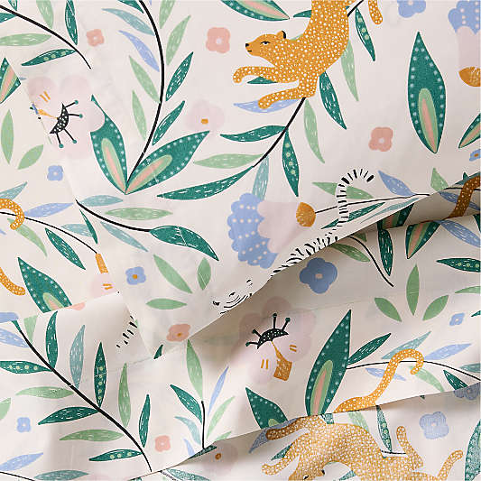 Stay Cool Midnight Marrakech 100% Organic Cotton Toddler Sheet Set