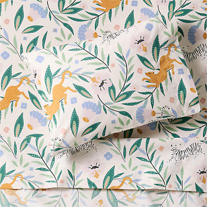 Stay Cool Midnight Marrakech 100% Organic Cotton Toddler Sheet Set