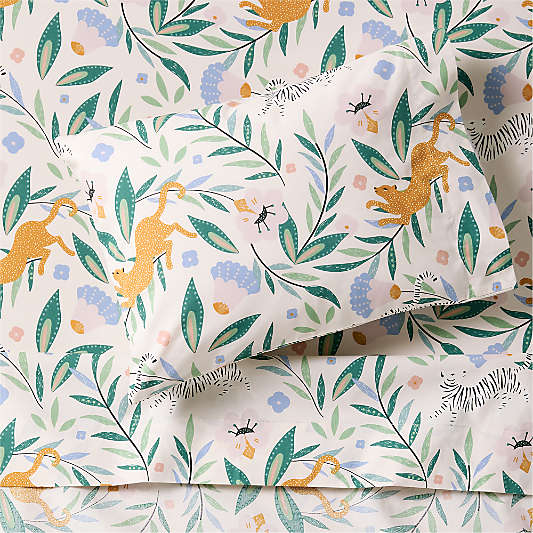 Stay Cool Midnight Marrakech 100% Organic Cotton Toddler Sheet Set