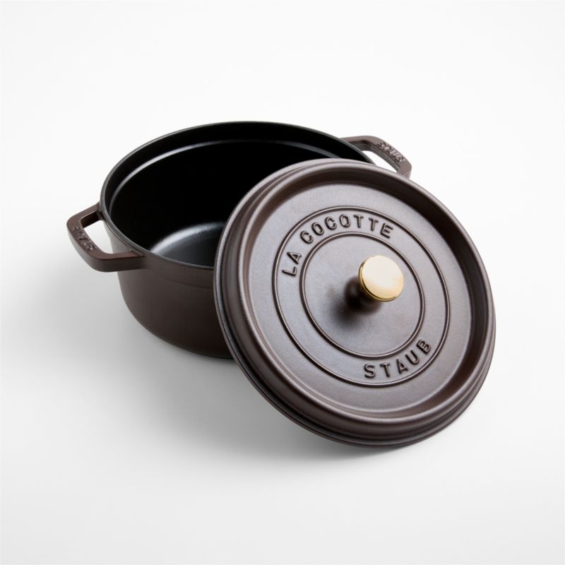 Staub ® Matte Espresso 4-Qt. Round Cocotte - image 6 of 11