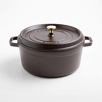 Staub ® Matte Espresso 5.5-Qt. Round Cocotte
