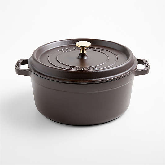 Staub ® Matte Espresso 5.5-Qt. Round Cocotte