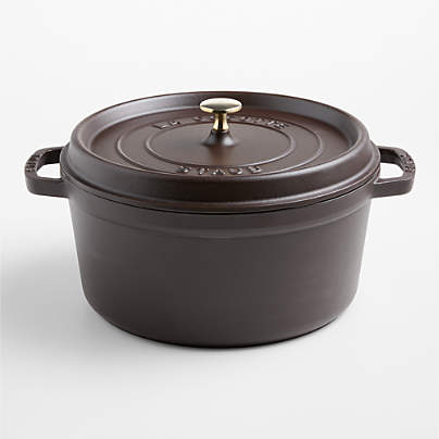 Staub ® Matte Espresso 7-Qt. Round Cocotte
