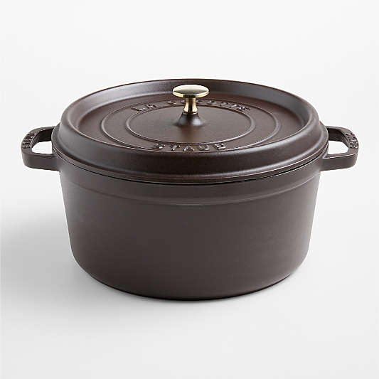 Staub ® Matte Espresso 7-Qt. Round Cocotte
