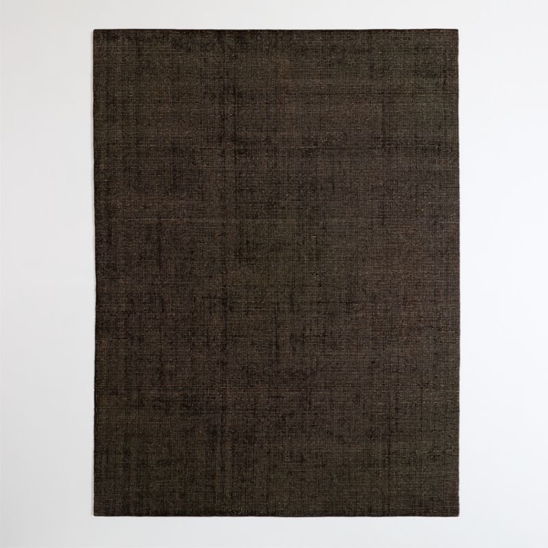 Stockholm Wool Jute Blend Black and Natural Area Rug 9'x12' - image 1 of 4