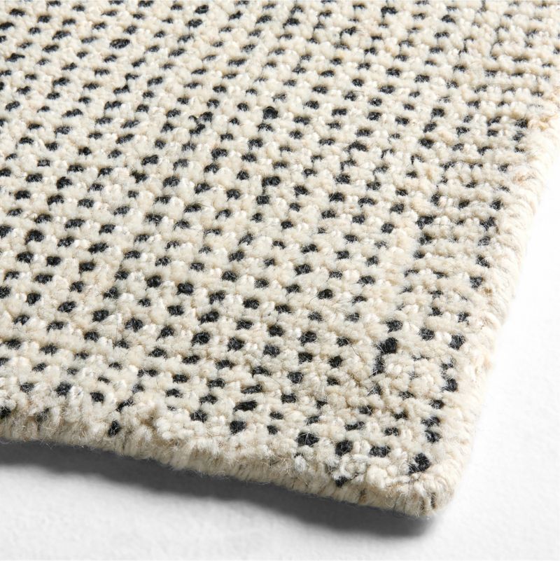 Stockholm Wool Jute Blend Ivory and Black Area Rug 10'x14' - image 2 of 4