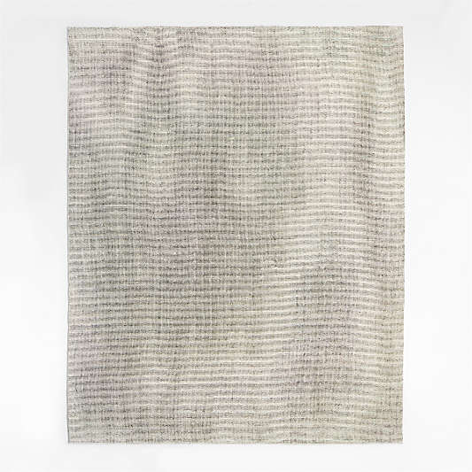 Stockholm Wool/Jute Blend Handwoven Ivory and Black Area Rug