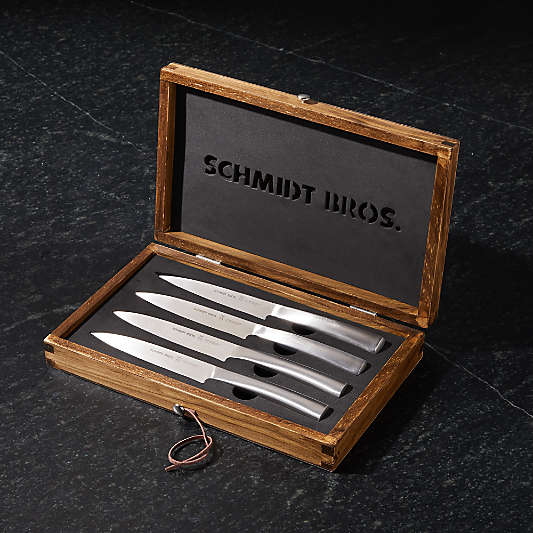 Schmidt Brothers ® Highline Steak Knives in Decorative Box, Set of 4