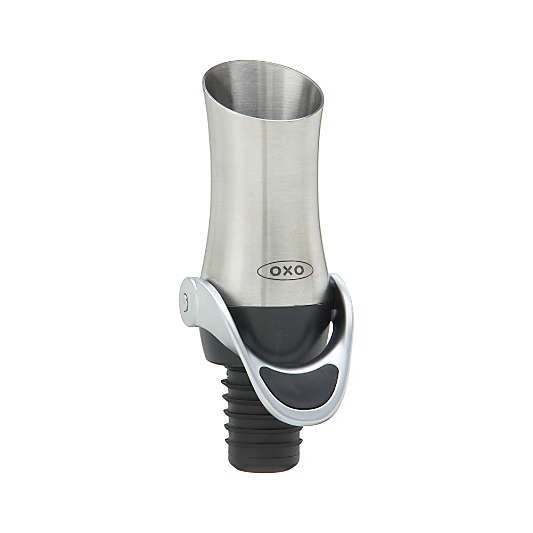 OXO ® Steel Wine Pourer-Stopper