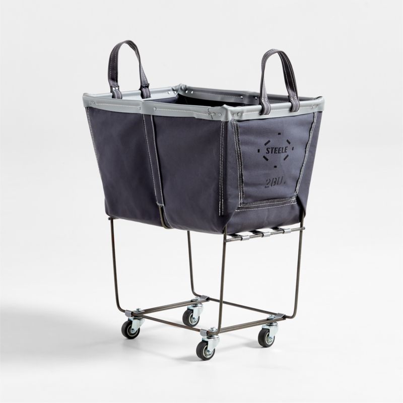 Steele 2.5-Bushel Canvas Vertical Laundry Bin + Reviews