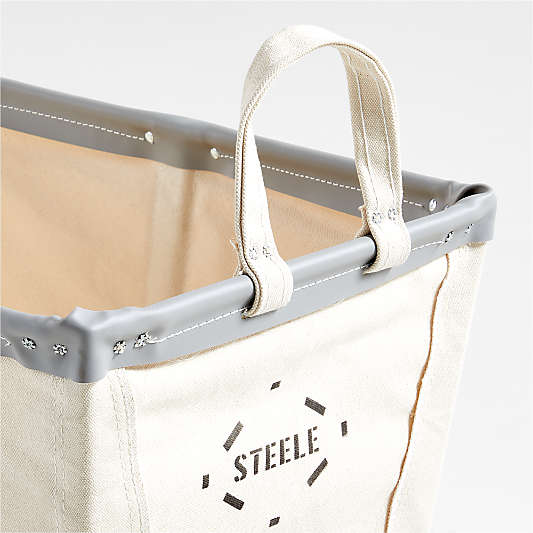 Steele ® 2-Bushel Elevated Rolling Laundry Hamper