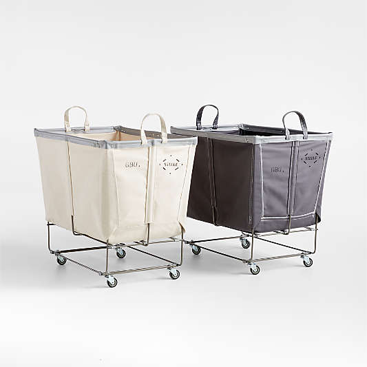 Steele ® 6-Bushel Elevated Rolling Laundry Hamper