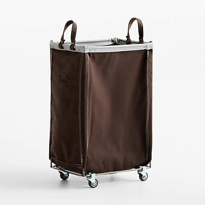 Steele ® Bourbon 2.5-Bushel Vertical Rolling Laundry Hamper