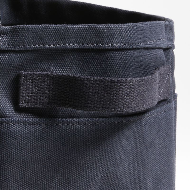 Steele ® Small Black Canvas Storage and Laundry Basket - image 3 of 4