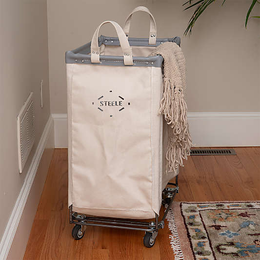 Steele ® Canvas 2-Bushel Vertical Rolling Laundry Hamper