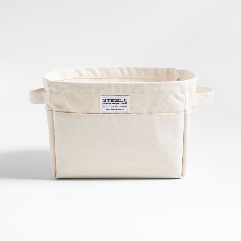 Steele ® Small Canvas Storage and Laundry Basket