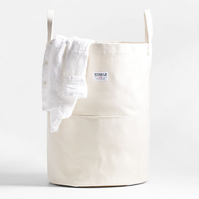 View Steele ® Tall Canvas Storage and Laundry Basket details