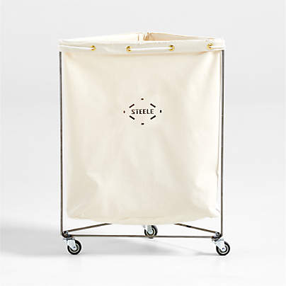 Steele ® Canvas 2.5 Bushel Corner Laundry Hamper