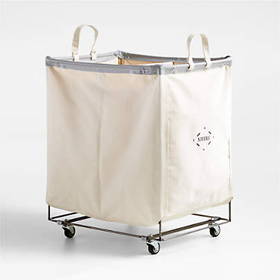 Steele ® Canvas 5-Bushel Double Vertical Rolling Laundry Hamper