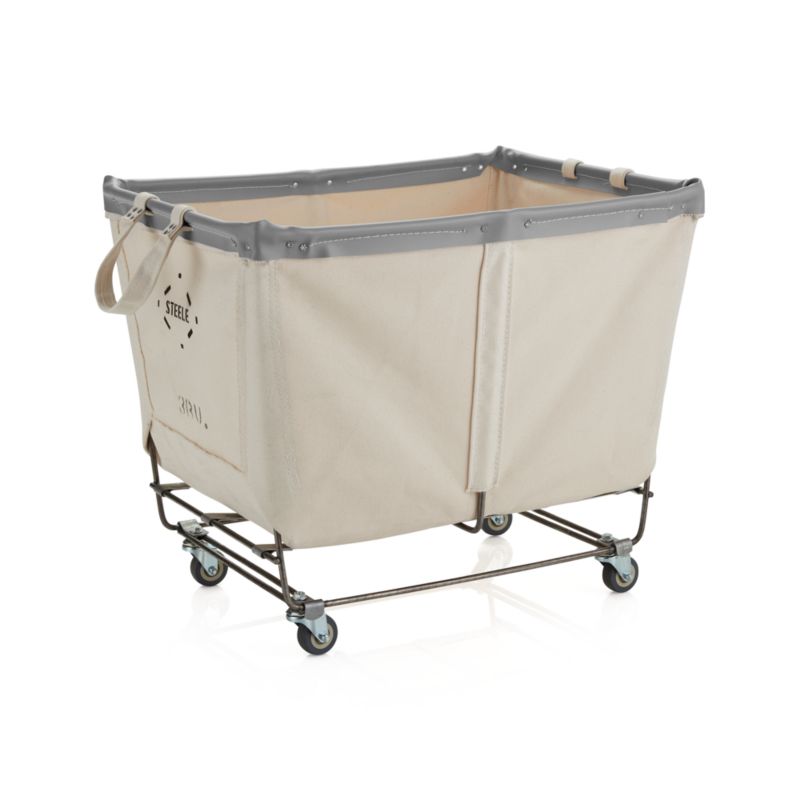 Steele ® Canvas 3-Bushel Rolling Laundry Hamper - image 4 of 5