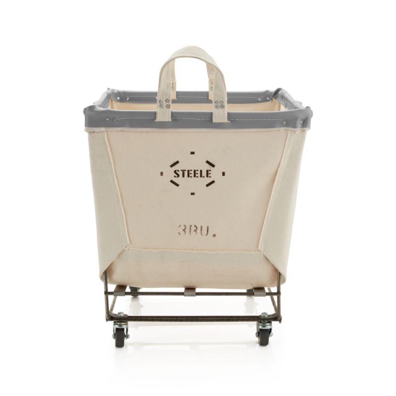 Steele ® Canvas 3-Bushel Rolling Laundry Hamper - image 2 of 5