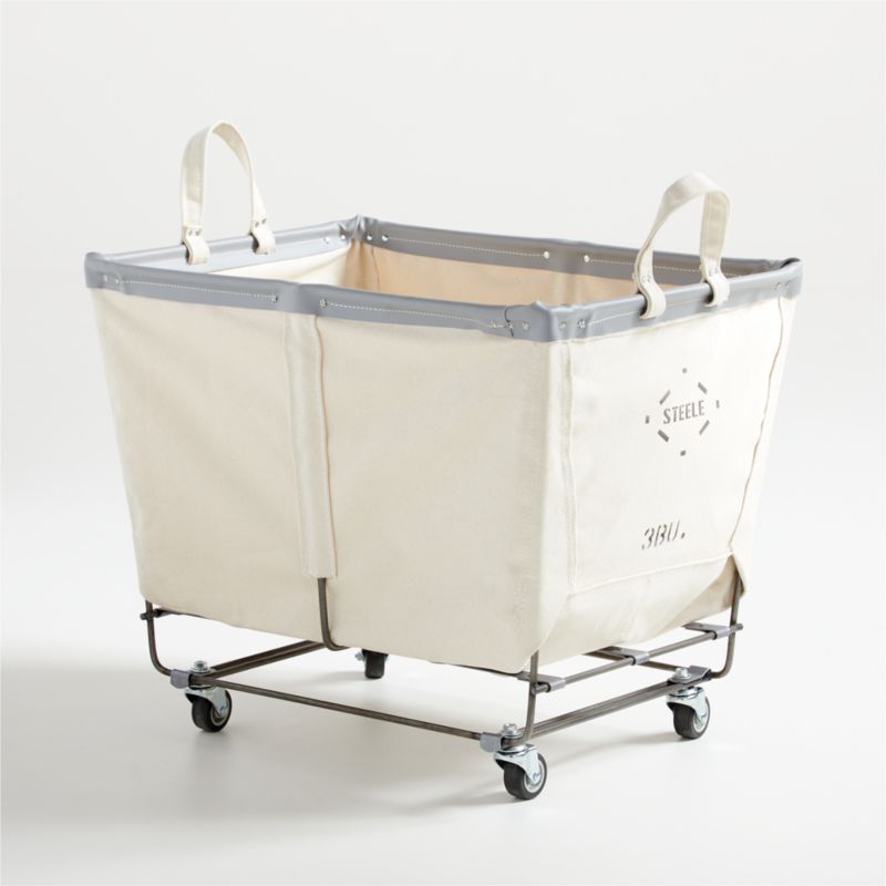 Steele ® Canvas 3-Bushel Rolling Laundry Hamper - image 0 of 5