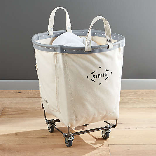 Steele Round Canvas Basket