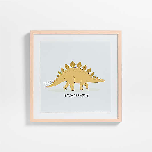 Stegosaurus Framed Wall Art Print