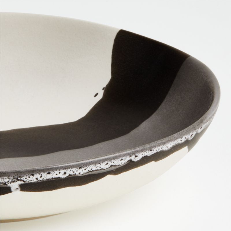 Stella Black and White Low Bowl - image 1 of 2