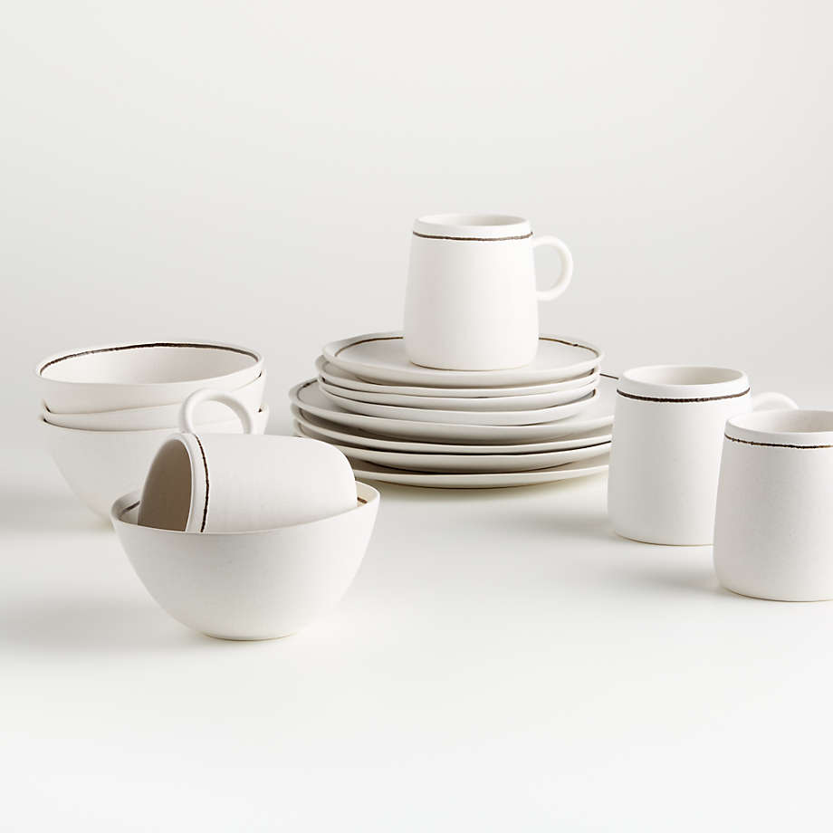 Stella 16-Piece Dinnerware Set + Reviews | Crate & Barrel