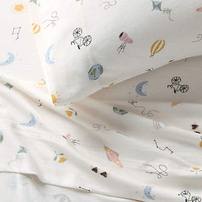 Comfy Tee Stellar Dreams Organic Cotton Kids Sheet Set