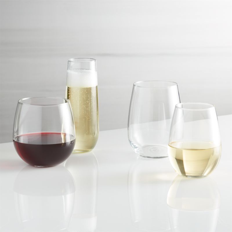 Stemless Christmas Lights Wine Glass Tumblers Glasses Set of 2