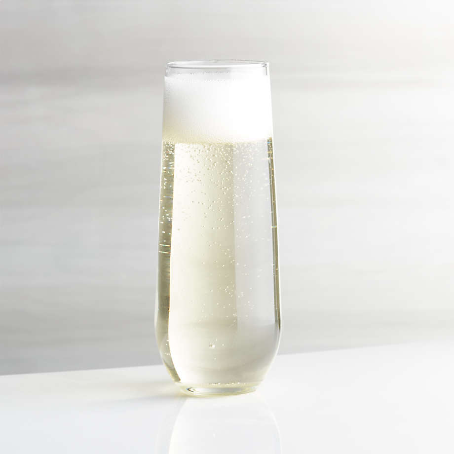 Aspen 9-Oz. Stemless Champagne Flute Glasses, Set of 12 + Reviews